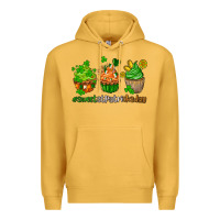 Mustard sweet st patricks day cupcake Premium Hoodie - AdoDesignShop