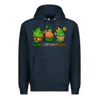 Navy sweet st patricks day cupcake Premium Hoodie - AdoDesignShop