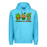 Ocean Blue sweet st patricks day cupcake Premium Hoodie - AdoDesignShop