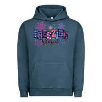 Pigment Midnight Navy freezing season Urban Hoodie - MaliasSmallBusiness