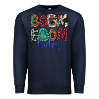 Navy boom boom baby Premium Sweatshirt - Artiststas