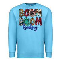 Ocean Blue boom boom baby Premium Sweatshirt - Artiststas