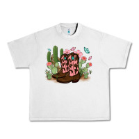 Lunar Rock cowboy boots with cactus Urban Heavy Tee - MaliasSmallBusiness
