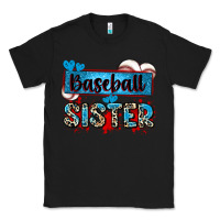 Black baseball sister with leopard Classic Tee - Zillion Design Studio