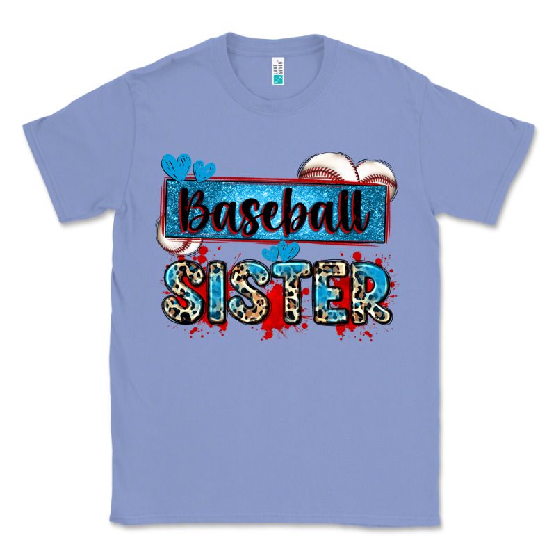 Baseball Sister With Leopard Classic Tee by Zillion Design Studio | Teevron