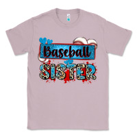 Lilac baseball sister with leopard Classic Tee - Zillion Design Studio
