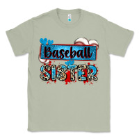 Matcha baseball sister with leopard Classic Tee - Zillion Design Studio