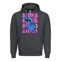 Smoke aloha stitch Zipper Hoodie - Zillion Design Studio