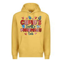 Antique Gold cupid's favorite pharmacy tech Premium Hoodie - MaliasSmallBusiness