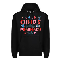 Black cupid's favorite pharmacy tech Premium Hoodie - MaliasSmallBusiness