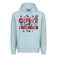 Blue Mist cupid's favorite pharmacy tech Premium Hoodie - MaliasSmallBusiness