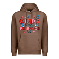 Chestnut cupid's favorite pharmacy tech Premium Hoodie - MaliasSmallBusiness