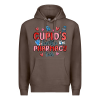 Coffee cupid's favorite pharmacy tech Premium Hoodie - MaliasSmallBusiness