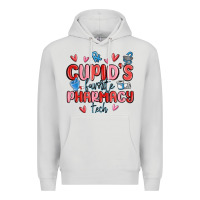 Cupid's Favorite Pharmacy Tech Premium Hoodie | Teevron