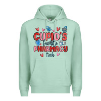 Seafoam cupid's favorite pharmacy tech Premium Hoodie - MaliasSmallBusiness