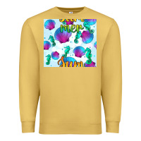 Antique Gold seahorse and sea shell seamless pattern Premium Sweatshirt - BundleAndBundleShop