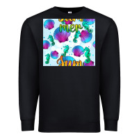 Black seahorse and sea shell seamless pattern Premium Sweatshirt - BundleAndBundleShop