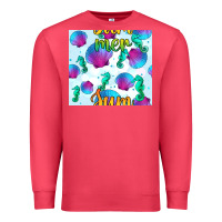 Cardinal seahorse and sea shell seamless pattern Premium Sweatshirt - BundleAndBundleShop