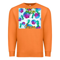 Carrot seahorse and sea shell seamless pattern Premium Sweatshirt - BundleAndBundleShop