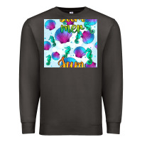 Smoke seahorse and sea shell seamless pattern Premium Sweatshirt - BundleAndBundleShop