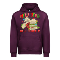 Mauve Wine new year new chapter Urban Hoodie - MaliasSmallBusiness