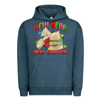 Pigment Midnight Navy new year new chapter Urban Hoodie - MaliasSmallBusiness