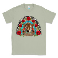 Matcha brown baby cow floral rose rainbow Classic Tee - BarkalooDesign