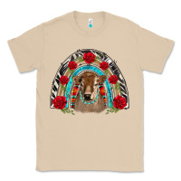 Mushroom brown baby cow floral rose rainbow Classic Tee - BarkalooDesign