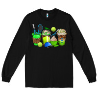 Black tennis coffee cups Long Sleeve Tee - AdoDesignShop