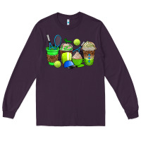 Plum tennis coffee cups Long Sleeve Tee - AdoDesignShop