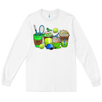 White tennis coffee cups Long Sleeve Tee - AdoDesignShop