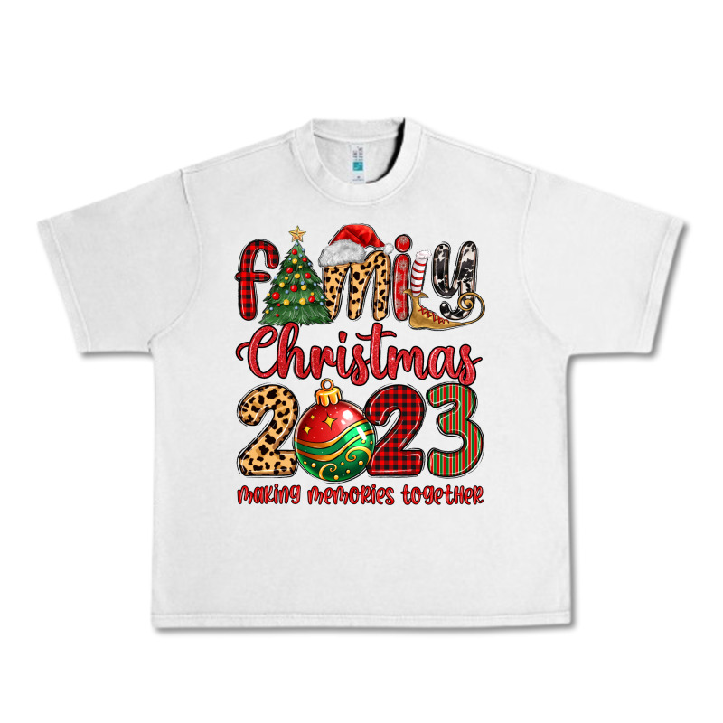 Family Christmas 2023 Making Memories Together Urban Heavy Tee by MaliasSmallBusiness | Teevron