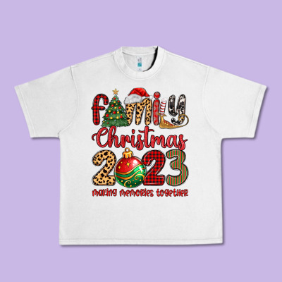 Urban Heavy Tee family christmas 2023 making memories together