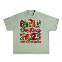 Oil Green family christmas 2023 making memories together Urban Heavy Tee - MaliasSmallBusiness