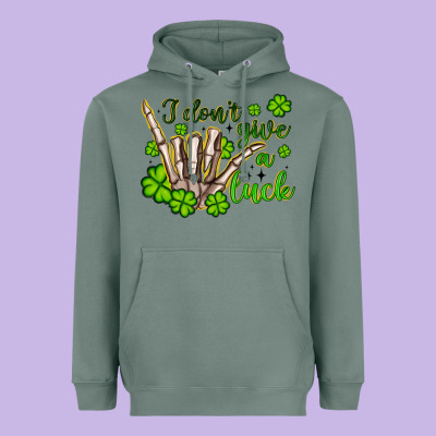 I Don T Give A Luck Heavyweight Hoodie Designed By Artiststas