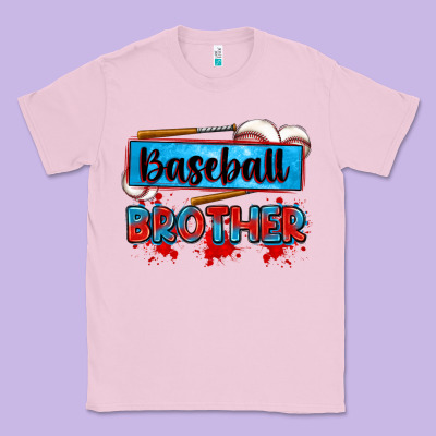 Baseball Brother Classic Tee Designed By Zillion Design Studio