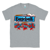 Heather Grey baseball brother Classic Tee - Zillion Design Studio