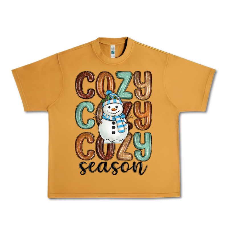 Cozy Season Snowman Urban Heavy Tee by MaliasSmallBusiness | Teevron