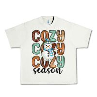 Pistachio cozy season snowman Urban Heavy Tee - MaliasSmallBusiness