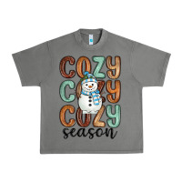 Tornado cozy season snowman Urban Heavy Tee - MaliasSmallBusiness