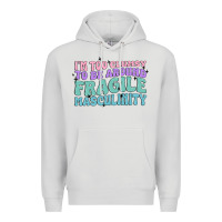 Dove Grey i'm too clumsy to be around fragile masculinity Premium Hoodie - MaliasSmallBusiness
