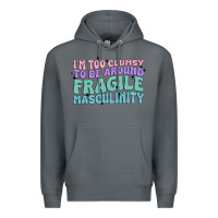Rock i'm too clumsy to be around fragile masculinity Premium Hoodie - MaliasSmallBusiness