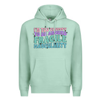 Seafoam i'm too clumsy to be around fragile masculinity Premium Hoodie - MaliasSmallBusiness