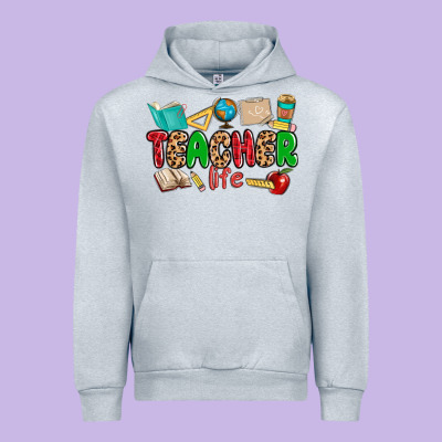 Teacher Life Urban Hoodie Designed By Maliassmallbusiness