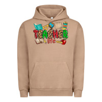 Pigment Burro teacher life Urban Hoodie - MaliasSmallBusiness