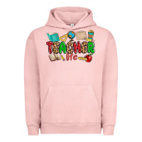 Pigment Salmon teacher life Urban Hoodie - MaliasSmallBusiness