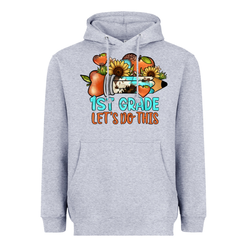 1 St Grade Let's Do This Heavyweight Hoodie by JahusDesignShop | Teevron