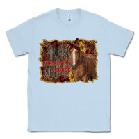 Dusty Blue all i want for christmas is a horse Classic Tee - RanaPortraitStore