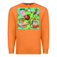 Carrot school seamless pattern Premium Sweatshirt - BundleAndBundleShop