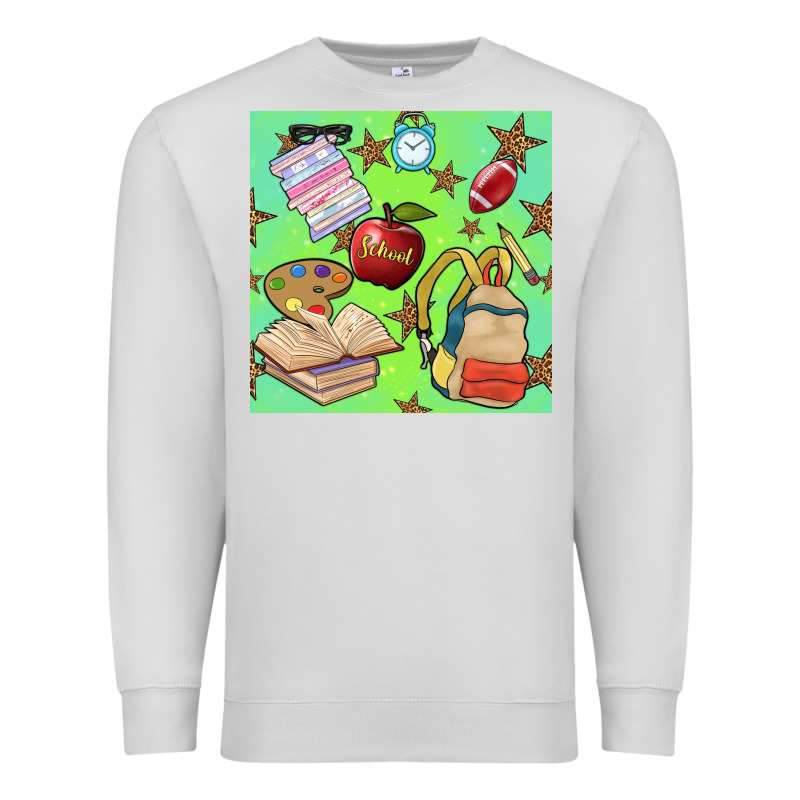 School Seamless Pattern Premium Sweatshirt by BundleAndBundleShop | Teevron
